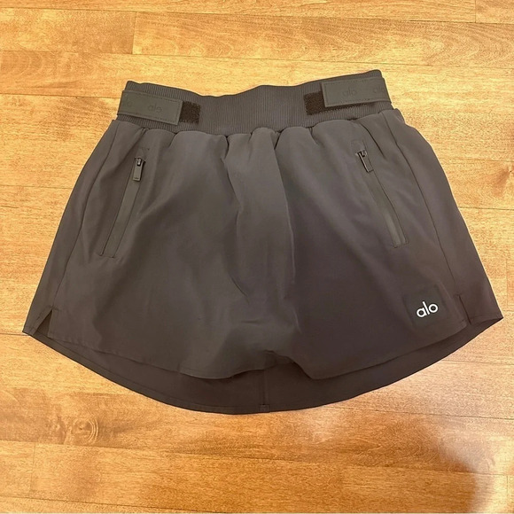 NEW ALO Yoga High-Waist Elevation Mini Skirt in Black | size XS - Picture 6 of 12